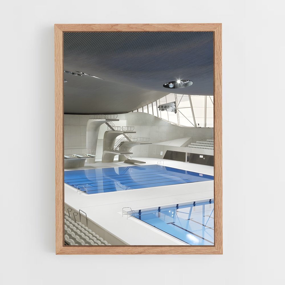 Poster Plongée Olympique – affiche Plongeon depuis une plateforme (vue 4)